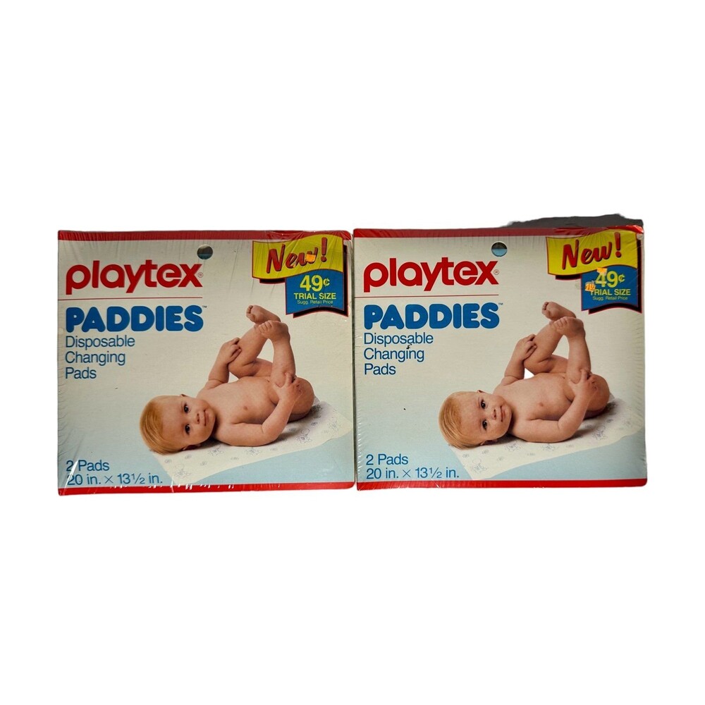 Vintage 1988 Playtex Paddies Brand New 4 Pack Set Movie Prop